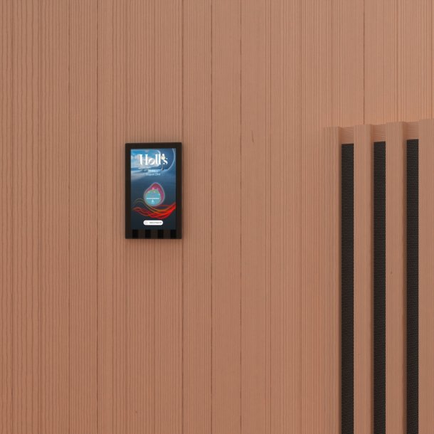 Sauna Moon Infrar&oslash;d Rund 2 pladser tr&aelig;farve Holls